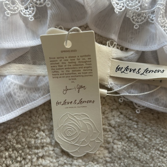 NWT For Love & Lemons Farmhouse Floral Bustier - Picture 8 of 8